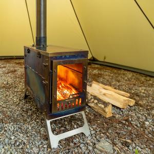 X-Ti Max | Double-Fold Titanium Wood Stove | POMOLY New Arrival 2025