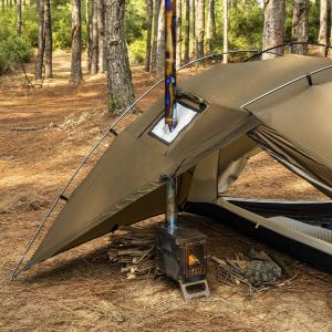 X-Ti Mini | Double Folding Titanium Wood Stove | POMOLY New Arrival 2025