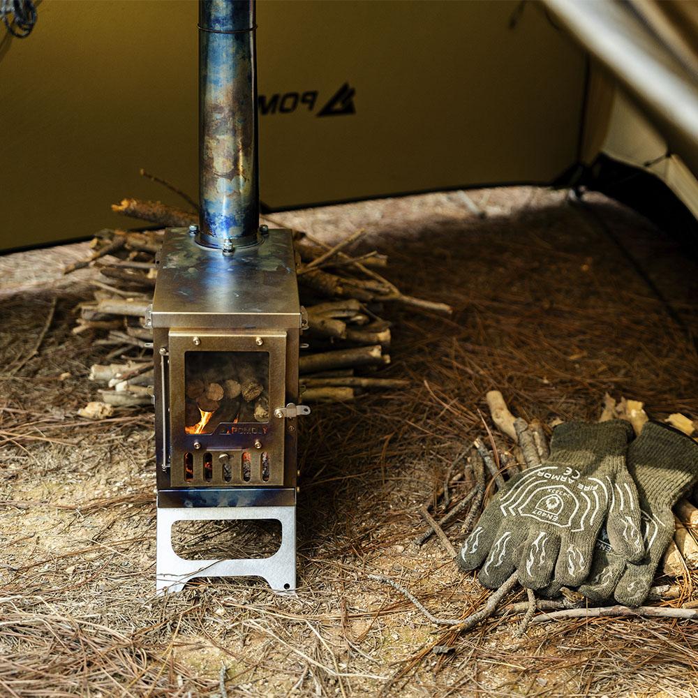 X-Ti Mini | Double Folding Titanium Wood Stove | POMOLY New Arrival 2025