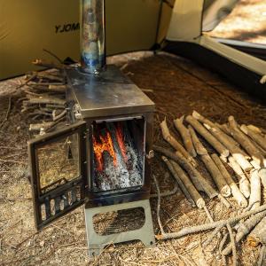 X-Ti Mini | Double Folding Titanium Wood Stove | POMOLY New Arrival 2025