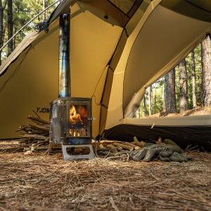 X-Ti Mini | Double Folding Titanium Wood Stove | POMOLY New Arrival 2025