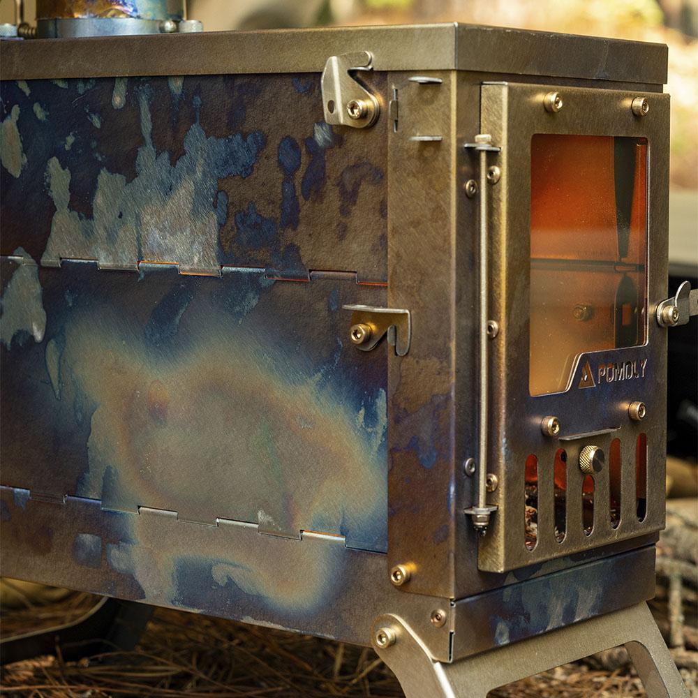 X-Ti Mini | Double Folding Titanium Wood Stove | POMOLY New Arrival 2025