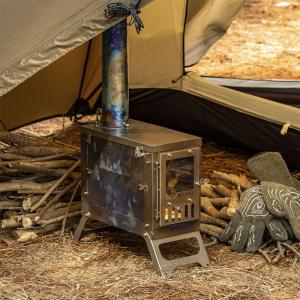 X-Ti Mini | Double Folding Titanium Wood Stove | POMOLY New Arrival 2025