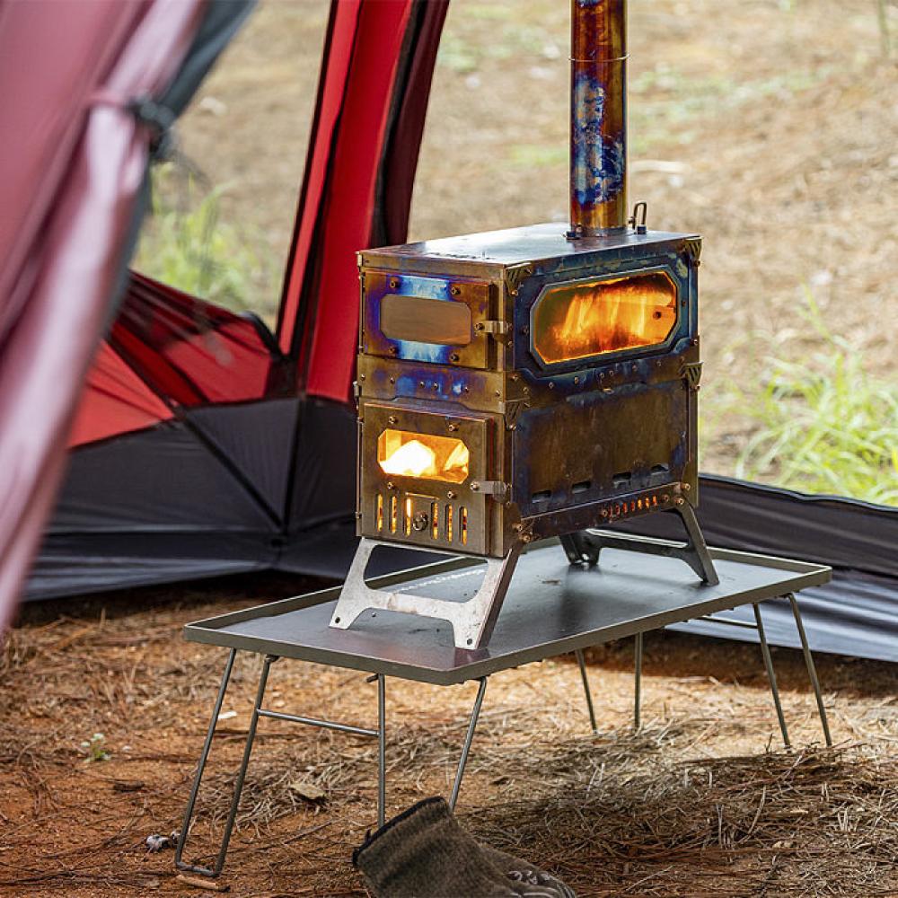 【Pre Order】T-Brick Mini 2.0 | Extended Version | Titanium Stove for Hot Tent Camping | POMOLY New Arrival 2025