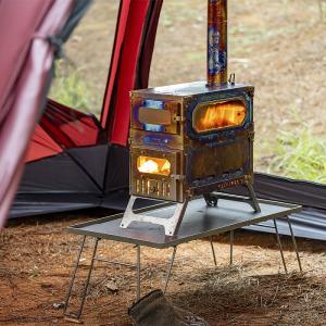 【Pre Order】T-Brick Mini 2.0 | Extended Version | Titanium Stove for Hot Tent Camping | POMOLY New Arrival 2025