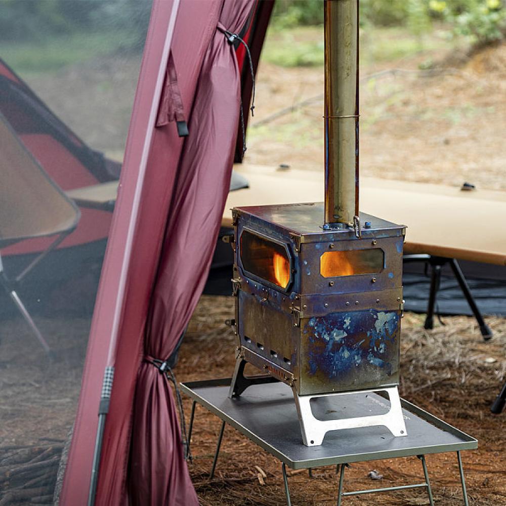 【Pre Order】T-Brick Mini 2.0 | Extended Version | Titanium Stove for Hot Tent Camping | POMOLY New Arrival 2025