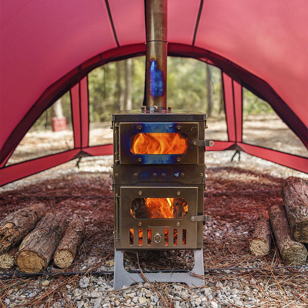 【Pre Order】T-Brick Mini 2.0 | Extended Version | Titanium Stove for Hot Tent Camping | POMOLY New Arrival 2025