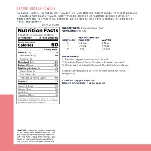 Peanut Butter Powder Can, 60 Servings
