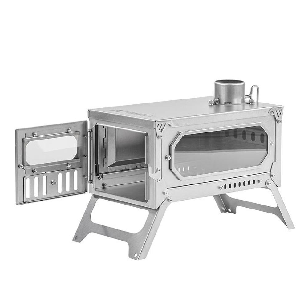 【Pre Order】T-Brick Mini 2.0 | Extended Version | Titanium Stove for Hot Tent Camping | POMOLY New Arrival 2025