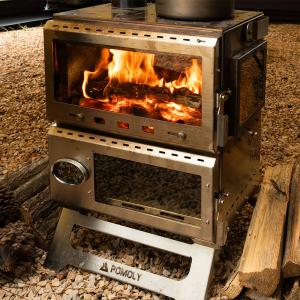 Baker Hot Tent Oven Stove | Portable Oven Tent Wood Stove | POMOLY New Arrival 2024