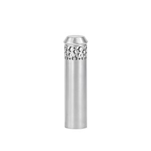 Φ2.36in x 9.84in (Φ6cm x 25cm) Top Section Titanium Chimney with Spark Arrestor | POMOLY