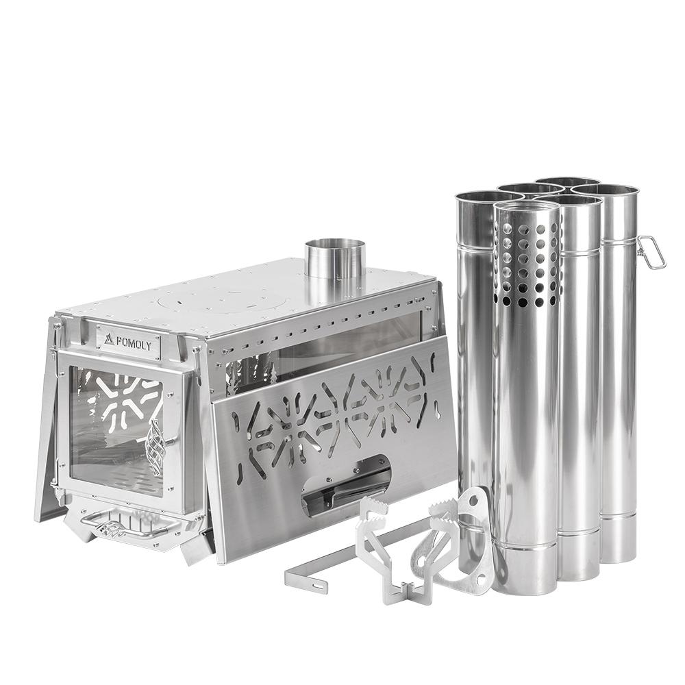 Oroqen Max 3 Wood Stove | Portable Stove for Hot Tent Camping | POMOLY New Arrival