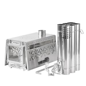 Oroqen Max 3 Wood Stove | Portable Stove for Hot Tent Camping | POMOLY New Arrival