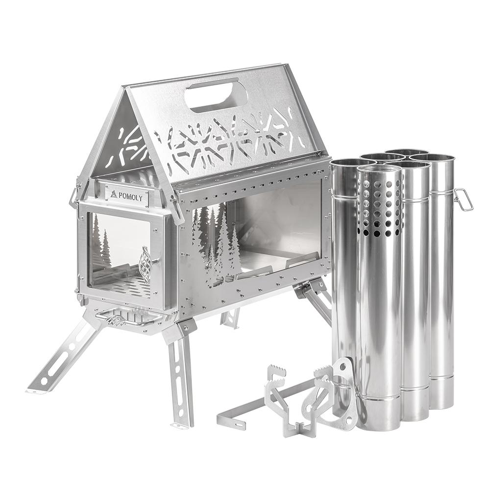 Oroqen Max 3 Wood Stove | Portable Stove for Hot Tent Camping | POMOLY New Arrival