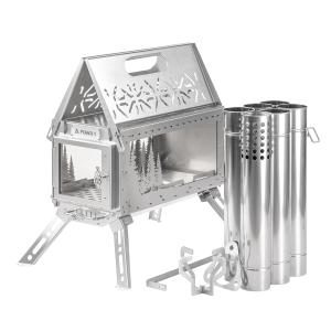 Oroqen Max 3 Wood Stove | Portable Stove for Hot Tent Camping | POMOLY New Arrival