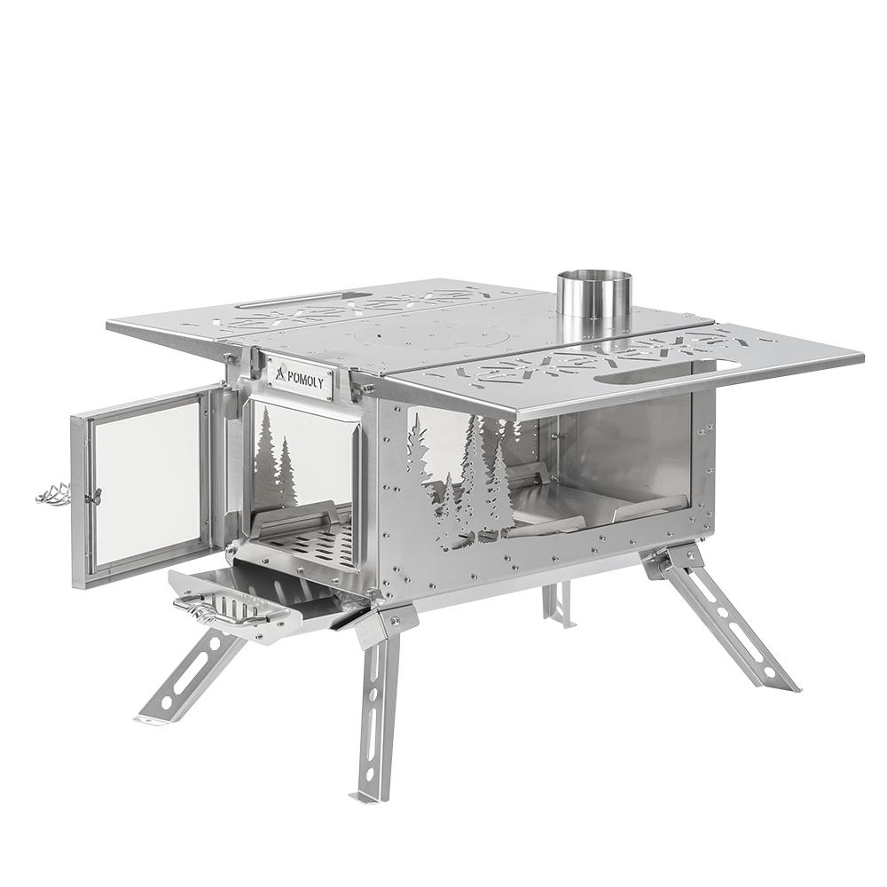 Oroqen Max 3 Wood Stove | Portable Stove for Hot Tent Camping | POMOLY New Arrival