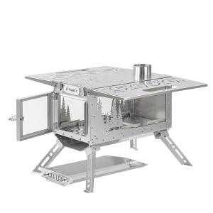 Oroqen Max 3 Wood Stove | Portable Stove for Hot Tent Camping | POMOLY New Arrival