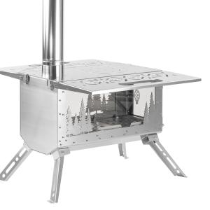 Oroqen Max 3 Wood Stove | Portable Stove for Hot Tent Camping | POMOLY New Arrival