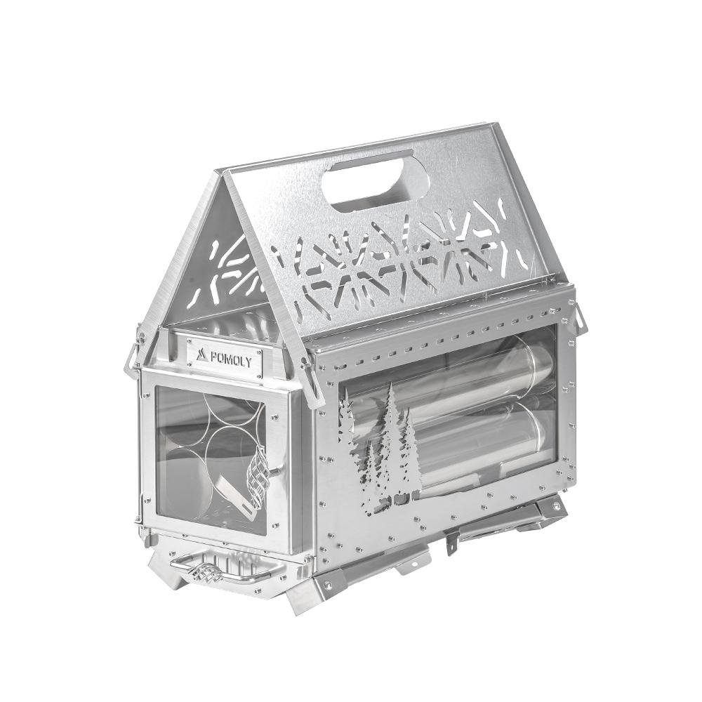 Oroqen Max 3 Wood Stove | Portable Stove for Hot Tent Camping | POMOLY New Arrival