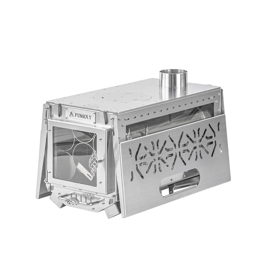Oroqen Max 3 Wood Stove | Portable Stove for Hot Tent Camping | POMOLY New Arrival