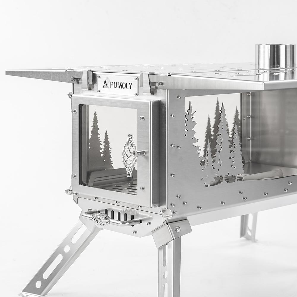 Oroqen Max 3 Wood Stove | Portable Stove for Hot Tent Camping | POMOLY New Arrival