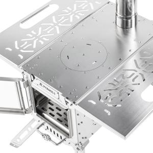 Oroqen Max 3 Wood Stove | Portable Stove for Hot Tent Camping | POMOLY New Arrival
