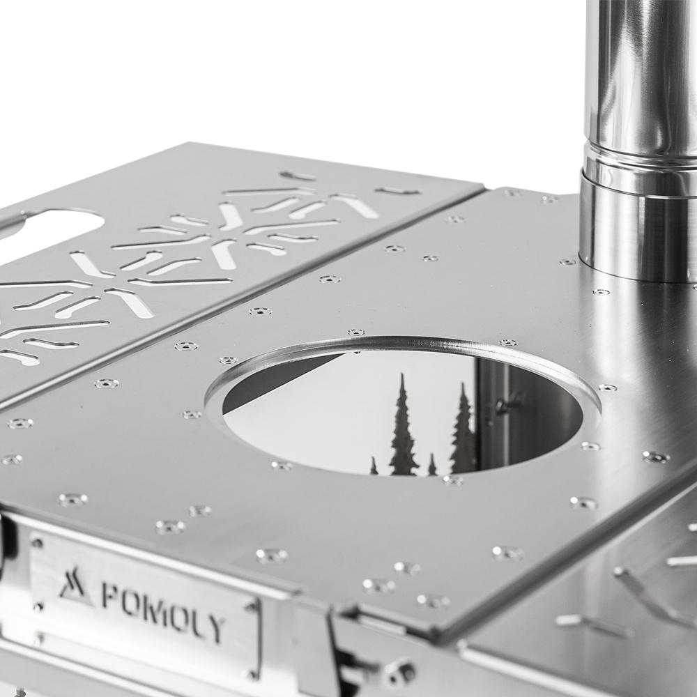 Oroqen Max 3 Wood Stove | Portable Stove for Hot Tent Camping | POMOLY New Arrival