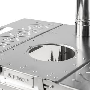 Oroqen Max 3 Wood Stove | Portable Stove for Hot Tent Camping | POMOLY New Arrival
