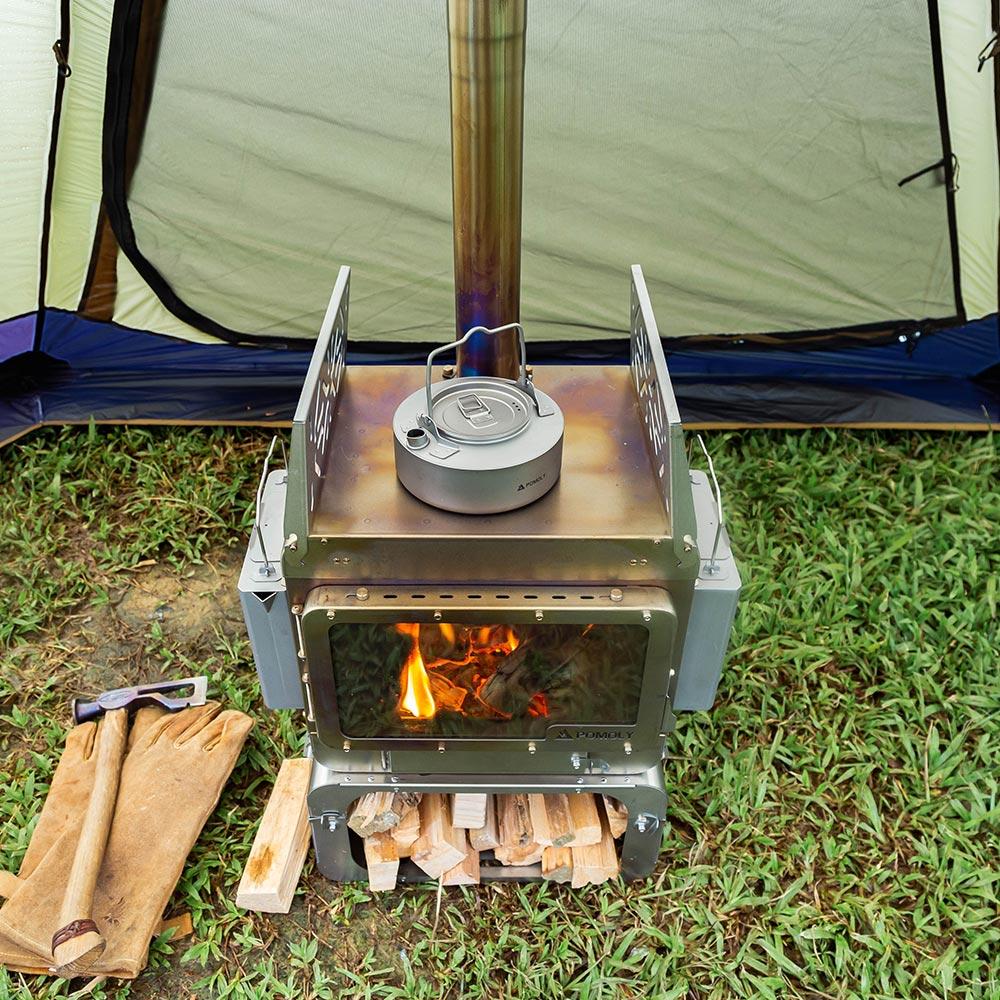 【Pre Order】Lumberjack Max | Titanium Wood Stove | Portable Tent Stove | POMOLY New Arrival