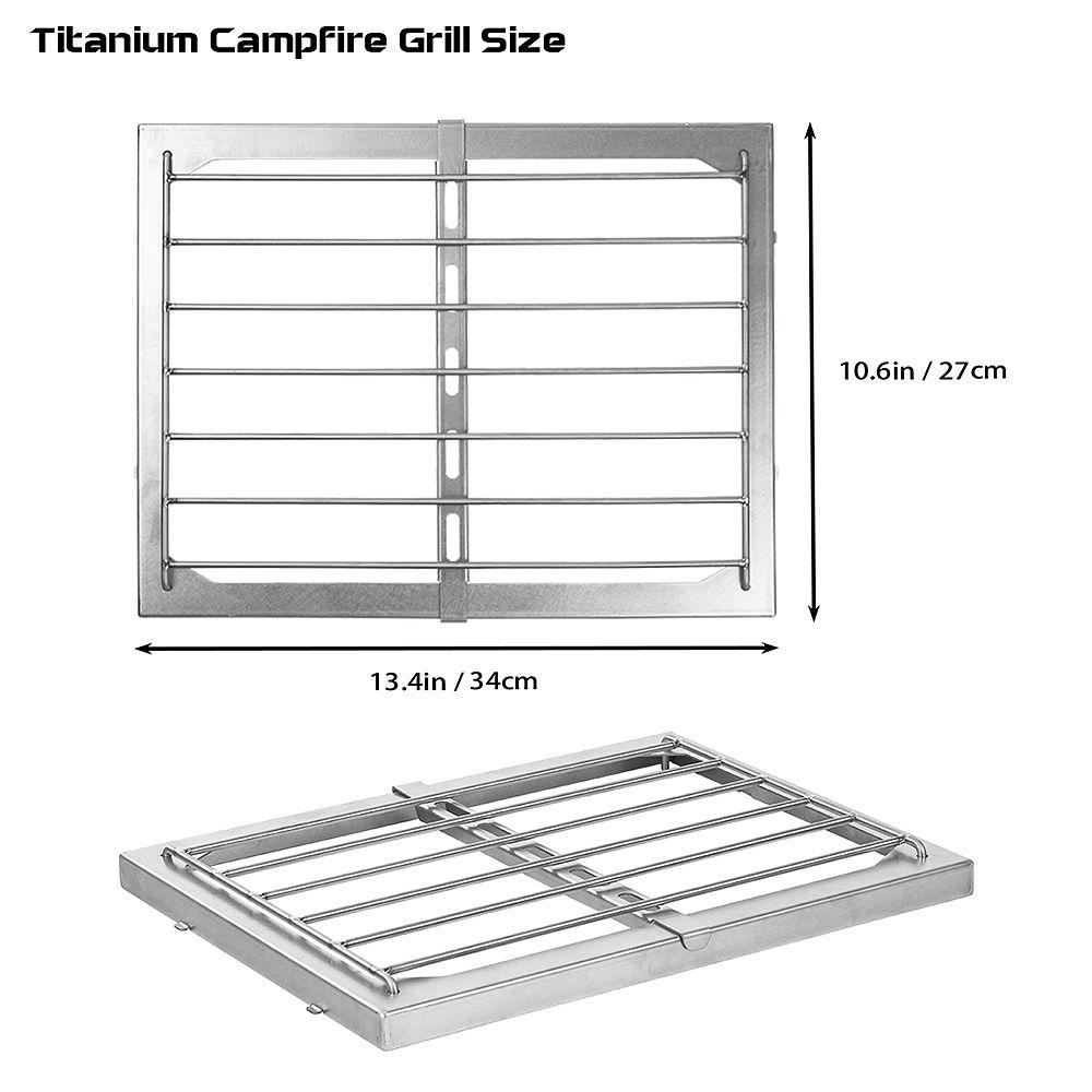 Lumberjack Max Titanium Campfire Grill | POMOLY New Arrival