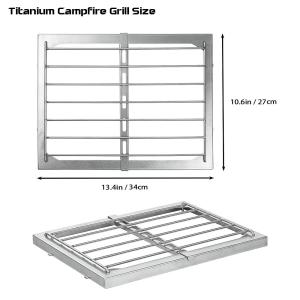Lumberjack Max Titanium Campfire Grill | POMOLY New Arrival