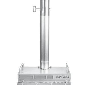 Titanium Airflow Controller Chimney Section | POMOLY Φ2.36in x 5.5in (Φ6cm x 14cm)