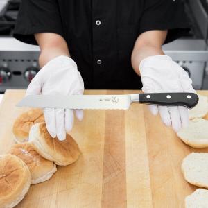 Mercer Culinary M23570 Renaissance® 8" Forged Riveted Bread Knife with Serrated / Wavy Edge