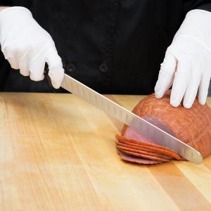 Mercer Culinary M23720 Renaissance® 11" Stamped Riveted Slicer with Granton Edge