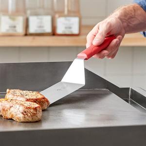 Mercer Culinary Hell's Handle® High Heat 6" x 3" Square Edge Turner M18321RD