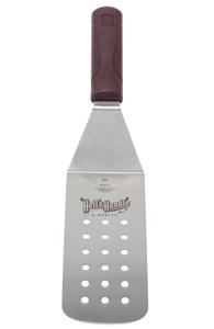 Mercer Culinary M18310 Hell's Handle® High Heat 8" x 3" Perforated Rounded Edge Turner