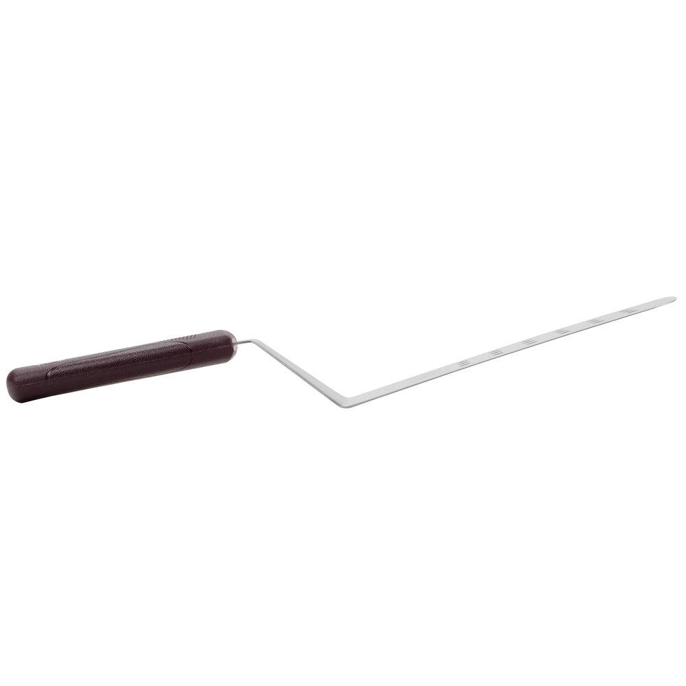 Mercer Culinary M18310 Hell's Handle® High Heat 8" x 3" Perforated Rounded Edge Turner