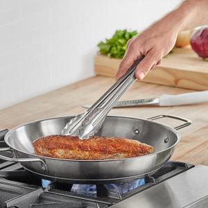 Choice 12" Extra Heavy-Duty Stainless Steel Utility Tongs