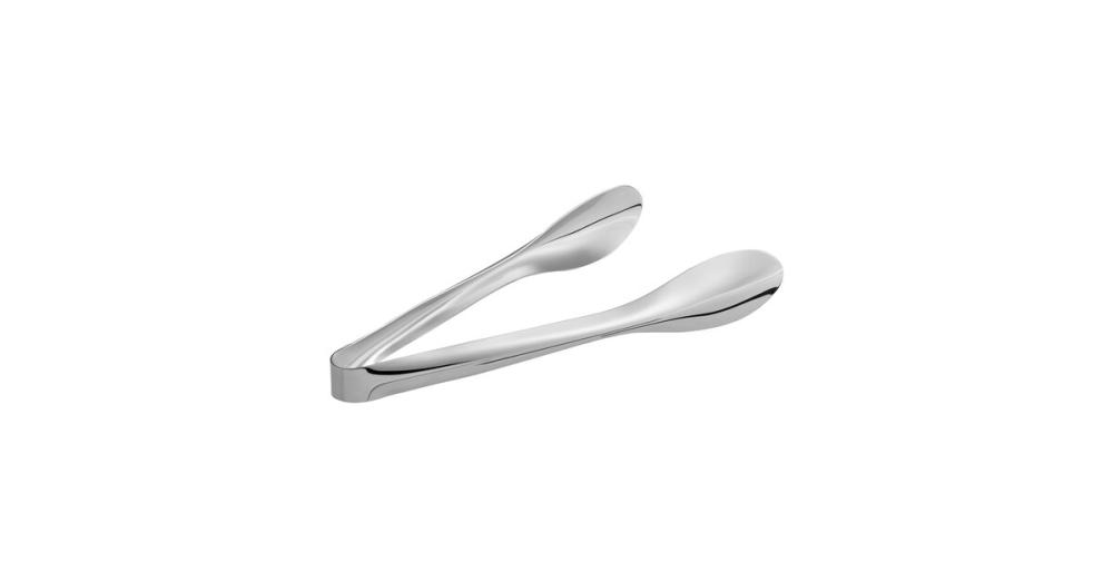 Acopa 12" 18/8 Stainless Steel Tongs with Smooth Edge