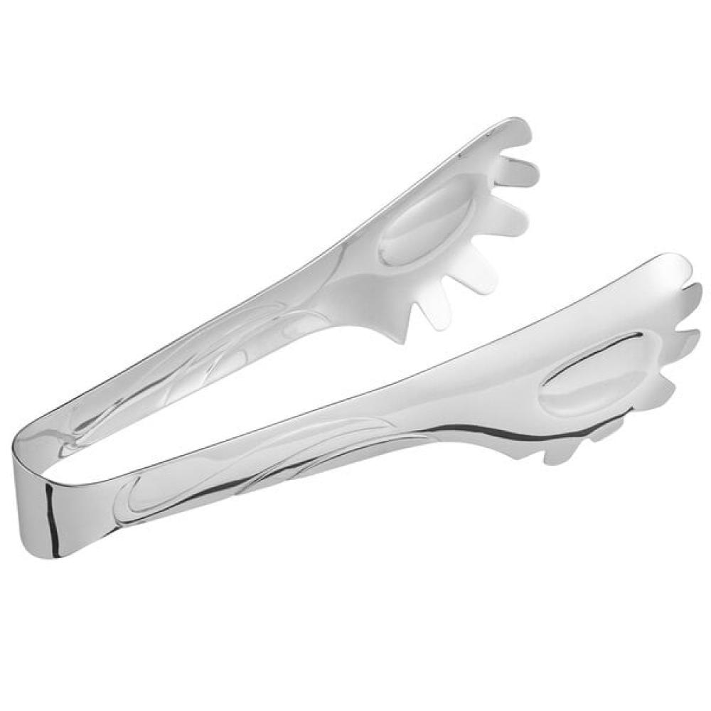 Acopa Swirl 8" 18/8 Stainless Steel Bread Tongs