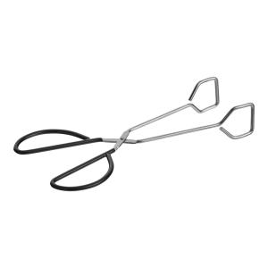 Choice 10" Scissor Tongs with Black Coated Handle