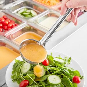 Choice 4 oz. One-Piece Stainless Steel Ladle
