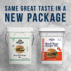 Gluten Free Black Bean Burger Mix 4 Gallon Pail, 215 Servings