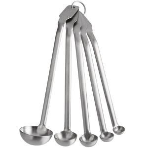 Vollrath 44572 Stainless Steel Measuring Spoon Set - 5 Piece