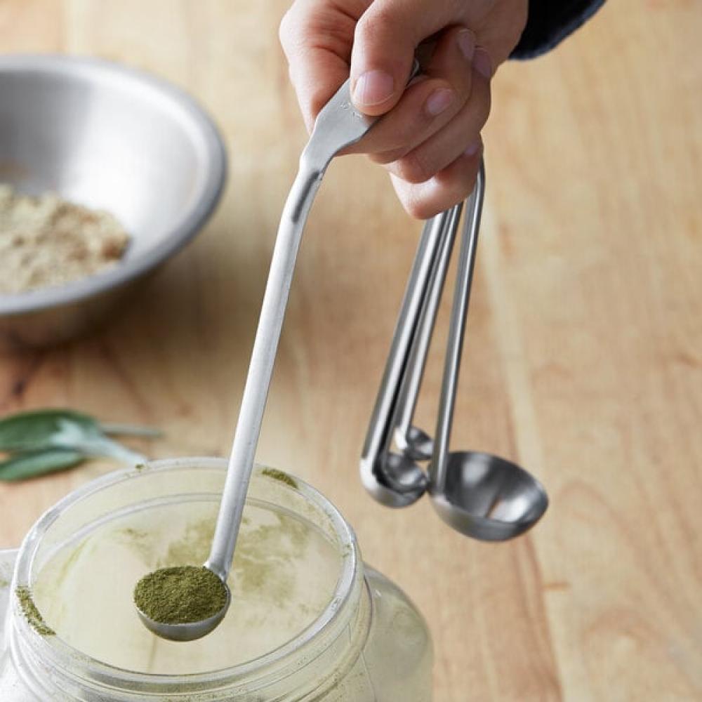 Vollrath 44572 Stainless Steel Measuring Spoon Set - 5 Piece
