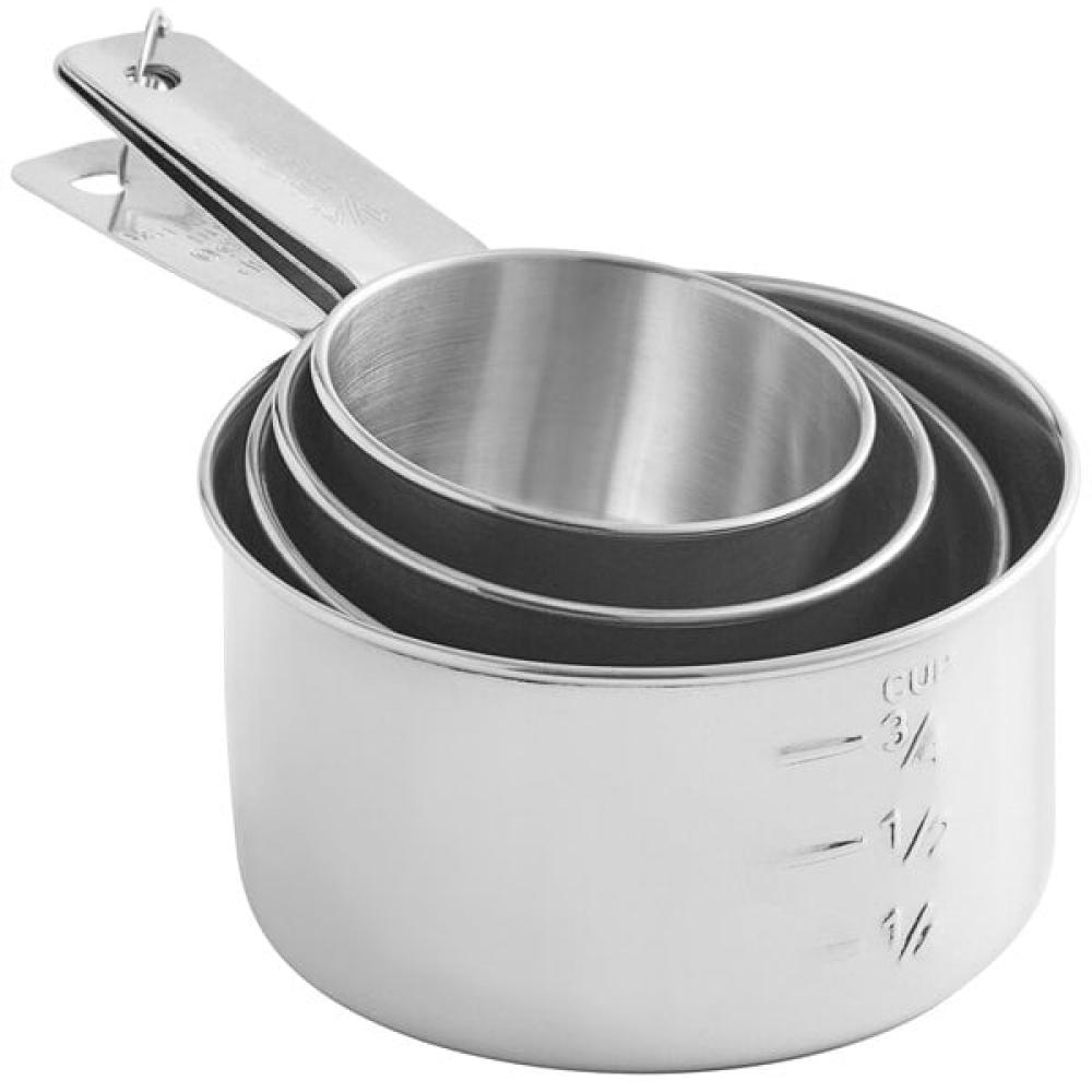 Choice 4-Piece Stainless Steel Measuring Cup Set