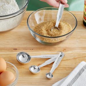 Choice 4-Piece Stainless Steel Heavy Weight Measuring Spoon Set