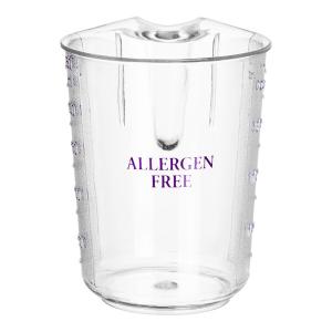 Choice 1 Cup Purple Allergen-Free Plastic Measuring Cup