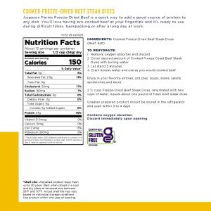 Freeze Dried Chicken & Beef Combo Pack, 28 Servings
