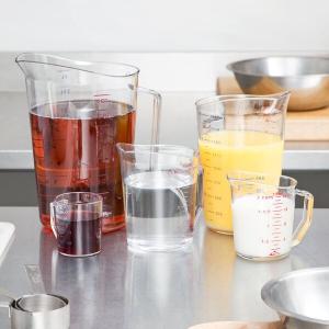 Cambro Camwear® 5-Piece Polycarbonate Measuring Cup Set, very durable!